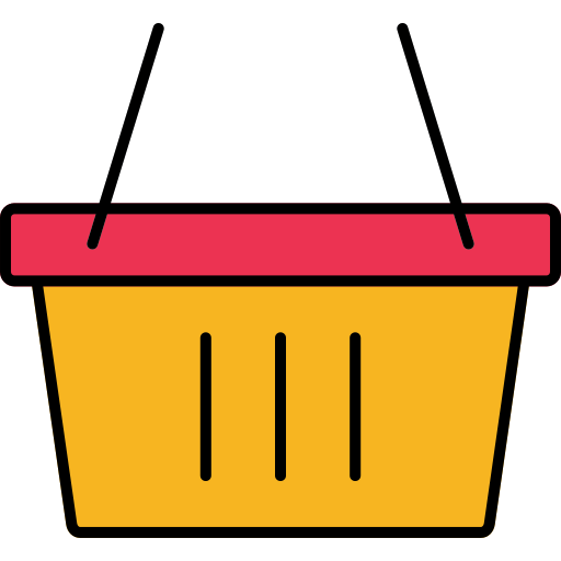 koszyk na zakupy Generic color lineal-color ikona