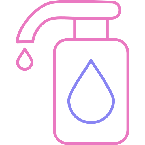 líquido de limpieza Generic color outline icono