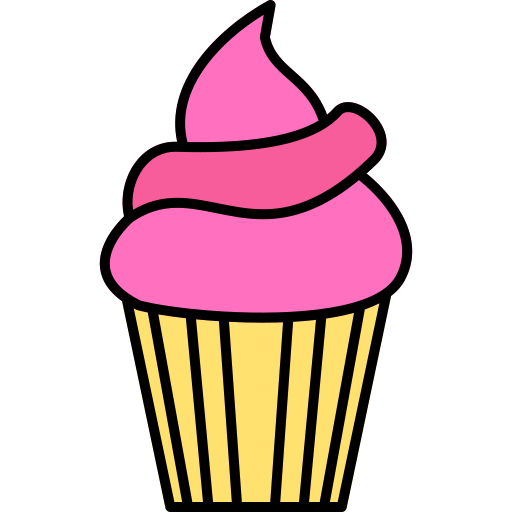cupcake Generic color lineal-color icoon