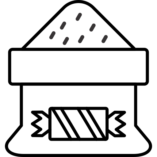 설탕 Generic black outline icon
