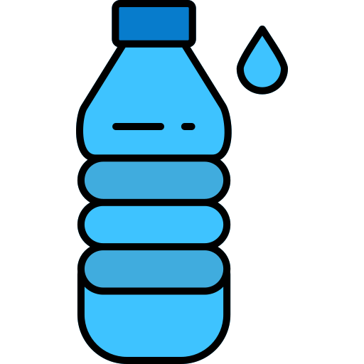 бутылка с водой Generic color lineal-color иконка