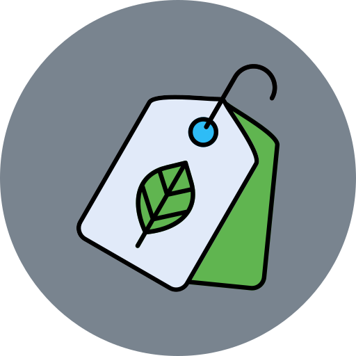 Eco tag Generic color lineal-color icon