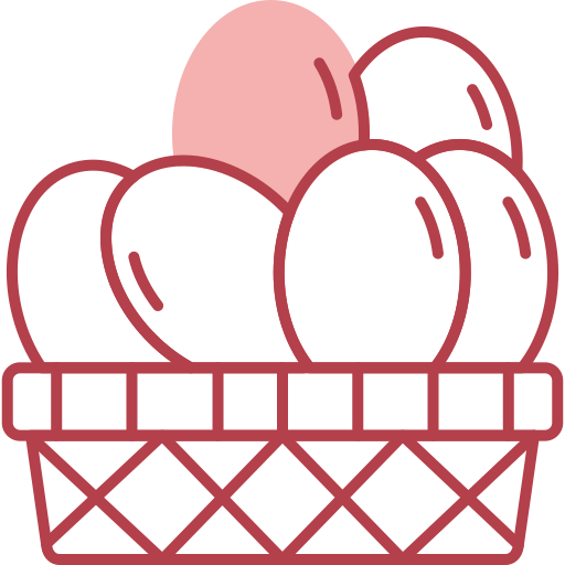 koszyk na jajka Generic color lineal-color ikona
