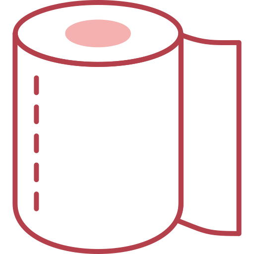 rolka papieru toaletowego Generic color lineal-color ikona