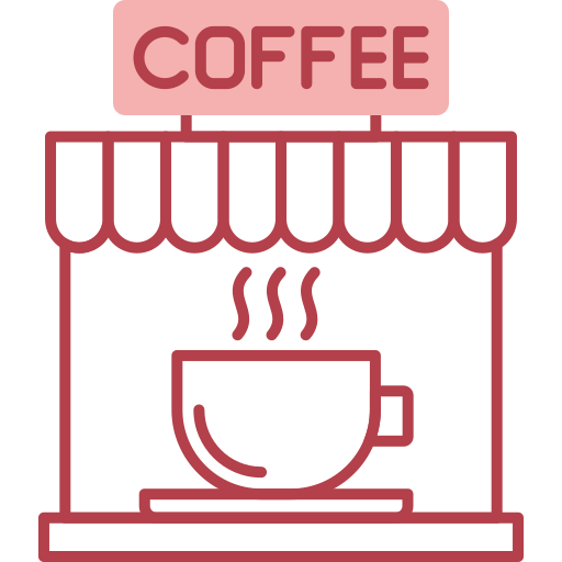 Coffee shop Generic color lineal-color icon