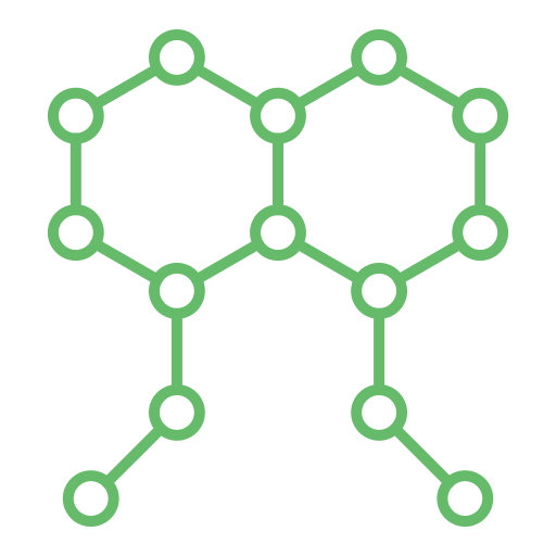 molécula Generic color outline Ícone