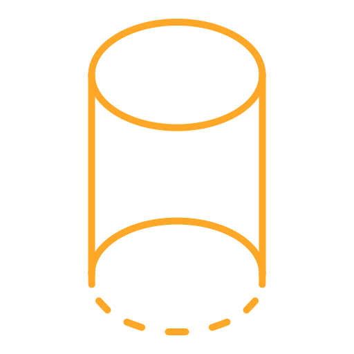 cylindre Generic color outline Icône