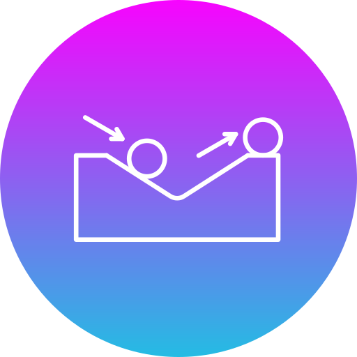 Law of motion Generic gradient fill icon