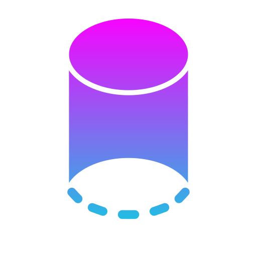 cilinder Generic gradient fill icoon