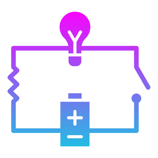 obwód elektryczny Generic gradient fill ikona