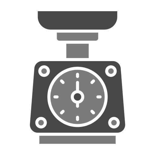 Weight scale Generic color fill icon