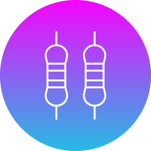 Resistor Generic gradient fill icon