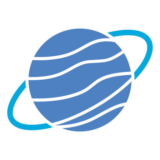 planet Generic color fill icon