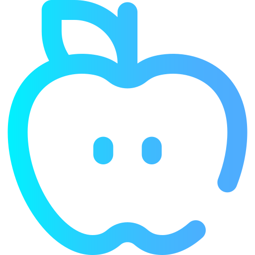 jabłko Super Basic Omission Gradient ikona