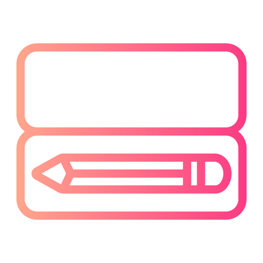Pencilcase Generic gradient outline icon