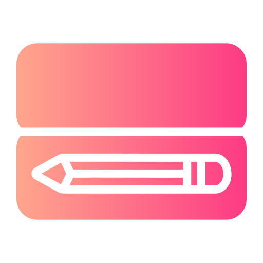 Pencilcase Generic gradient fill icon