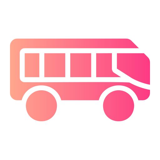 autobús escolar Generic gradient fill icono