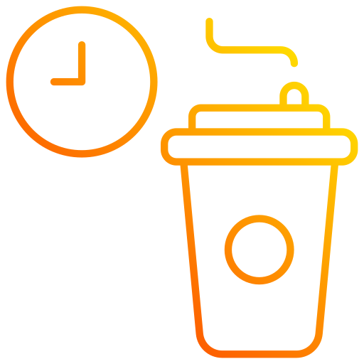 Coffee break Generic gradient outline icon