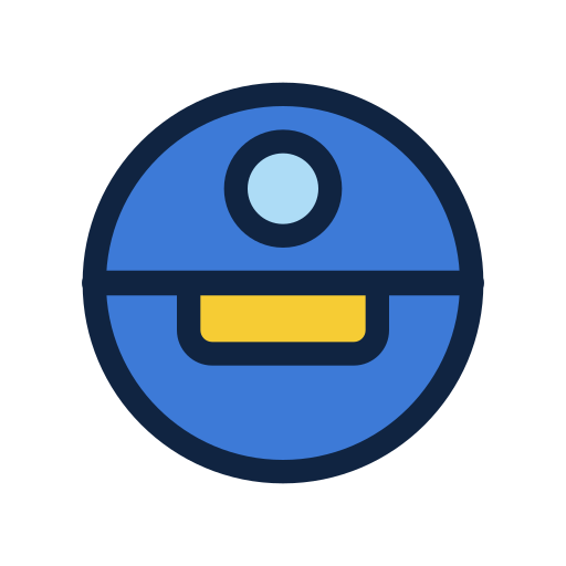 로봇청소기 Generic color lineal-color icon