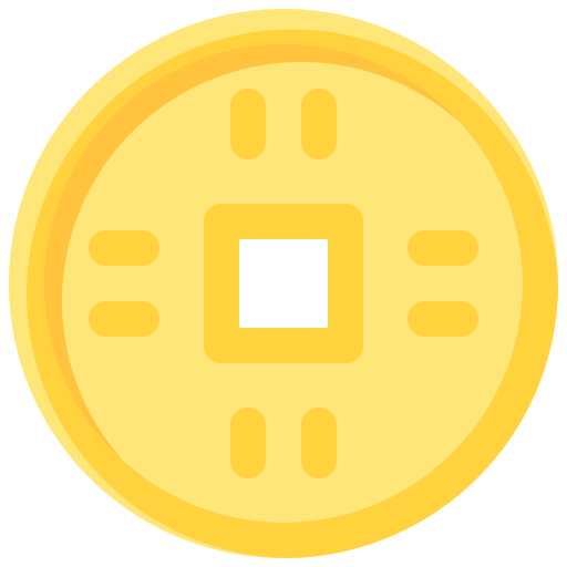 Coin Generic color fill icon