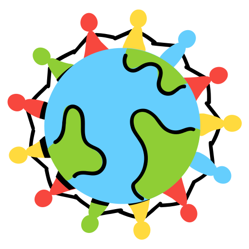 wereldbevolkingsdag Generic Sticker Color Lineal Color icoon