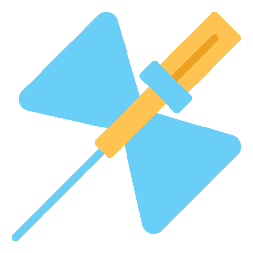 Syringe needle Generic color fill icon