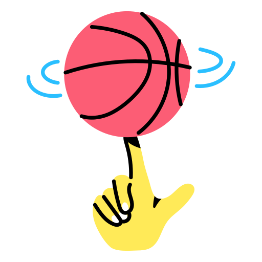 koszykówka Generic Sticker Color Lineal Color ikona