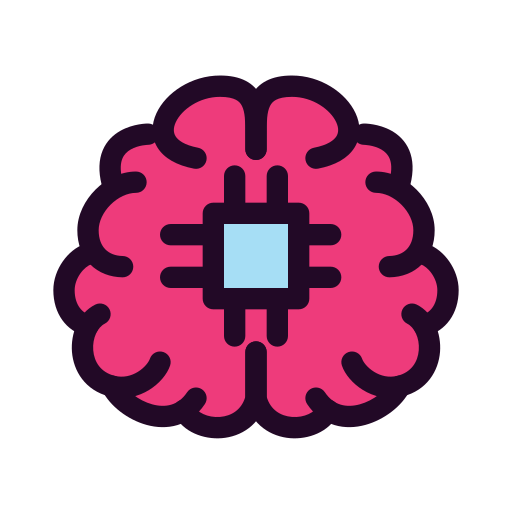 Мозговой чип Generic color lineal-color иконка