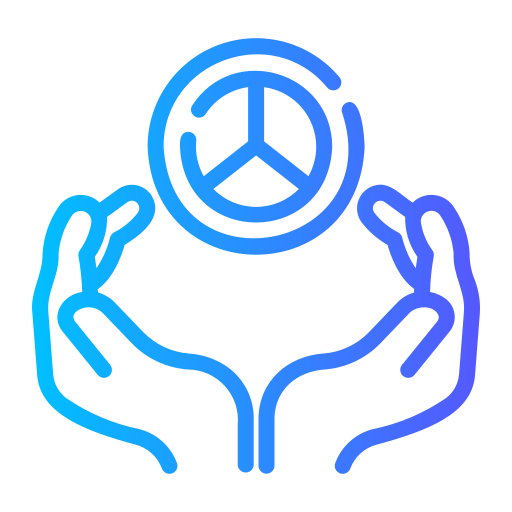 平和 Generic gradient outline icon