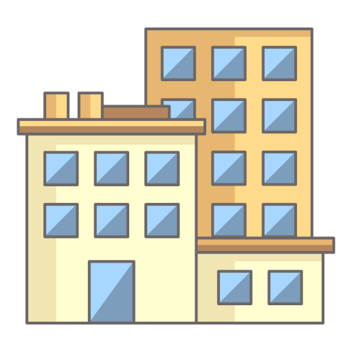 건물 Generic color outline icon