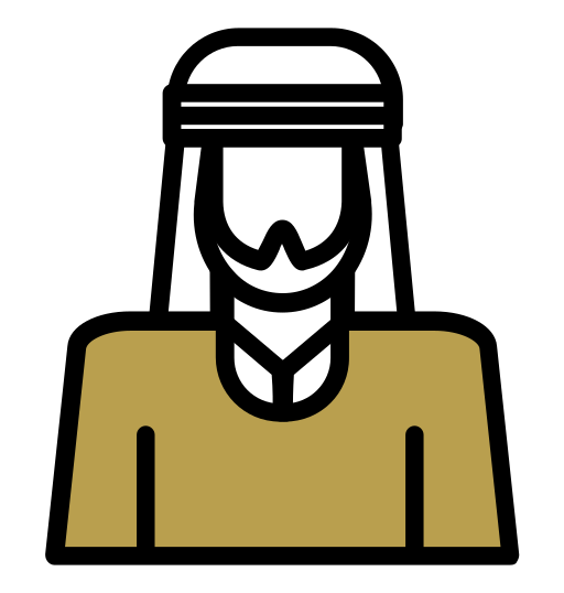 arabski mężczyzna Generic color lineal-color ikona