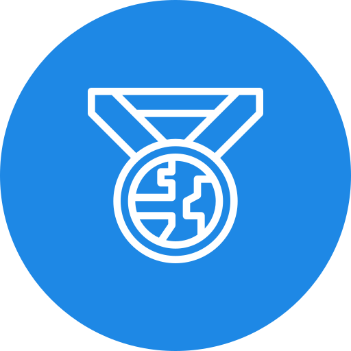 Medal Generic color fill icon