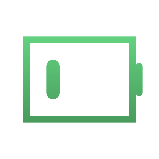Battery low Generic gradient outline icon