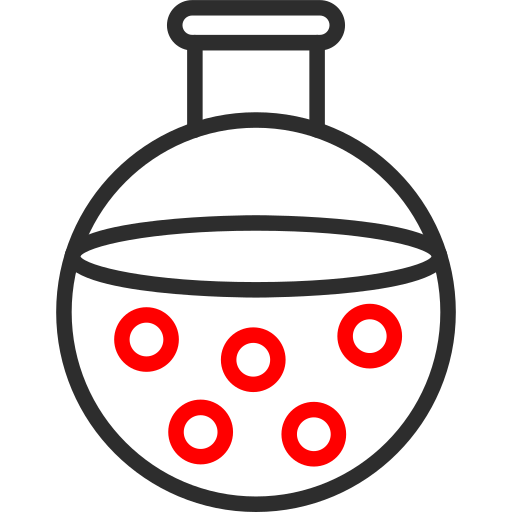 Chemical Arslan Haider Outline Red icon