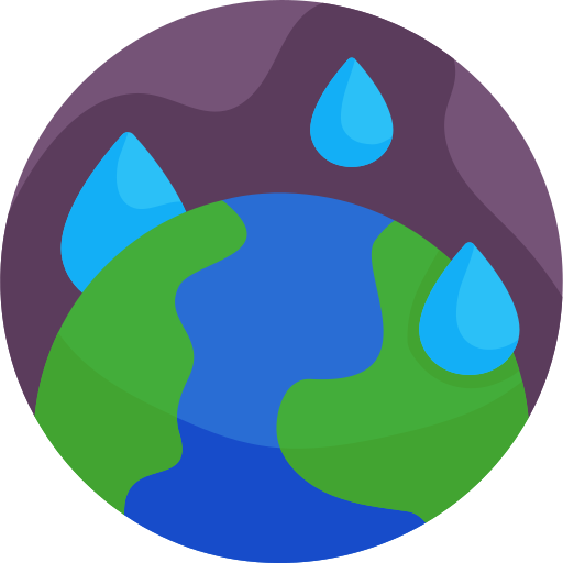 ciclo dell'acqua Generic color fill icona
