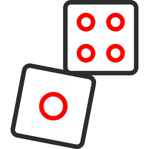 Dice Arslan Haider Outline Red icon