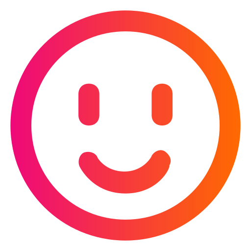 faccia sorridente Generic gradient outline icona