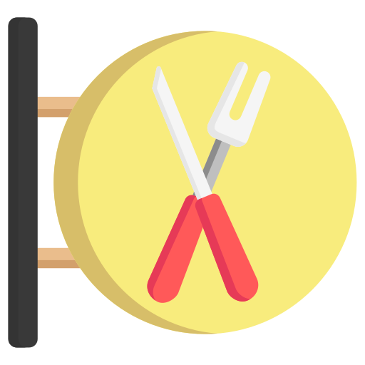 식당 Generic color fill icon