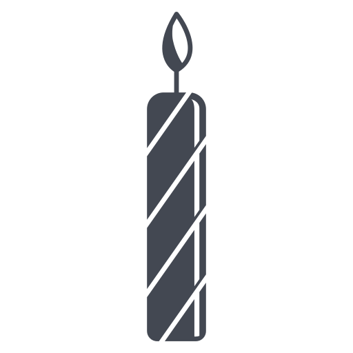 Candle Generic black fill icon