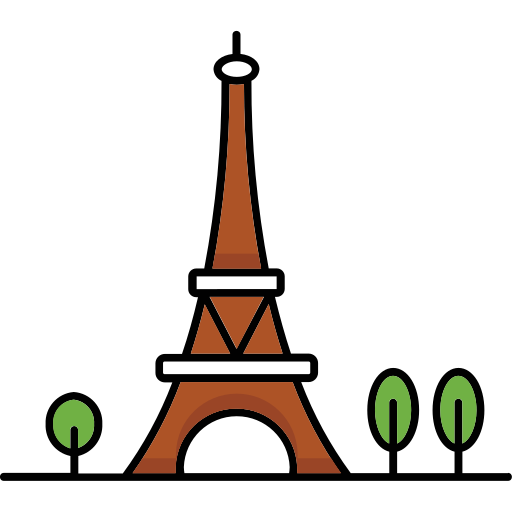 パリ Generic color lineal-color icon