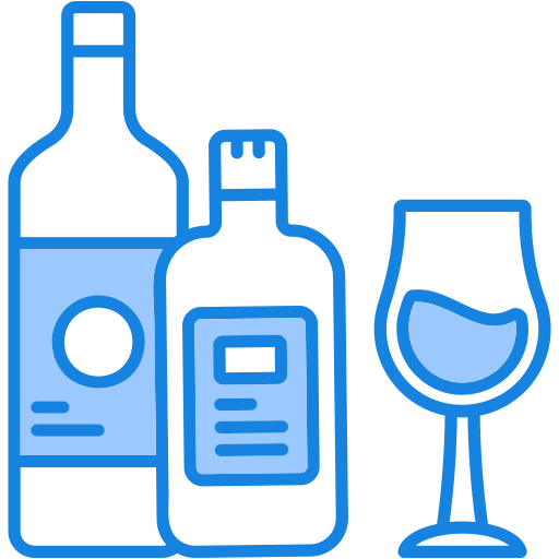 wijnglas Generic color lineal-color icoon
