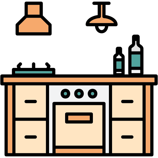 Кухня Generic color lineal-color иконка
