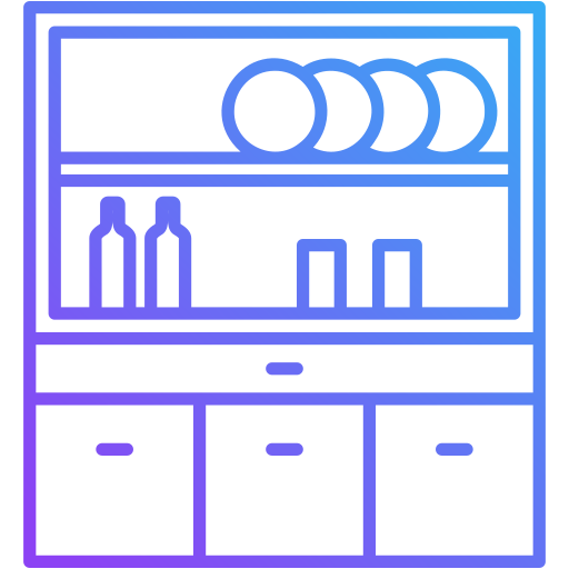Buffet Generic gradient outline icon