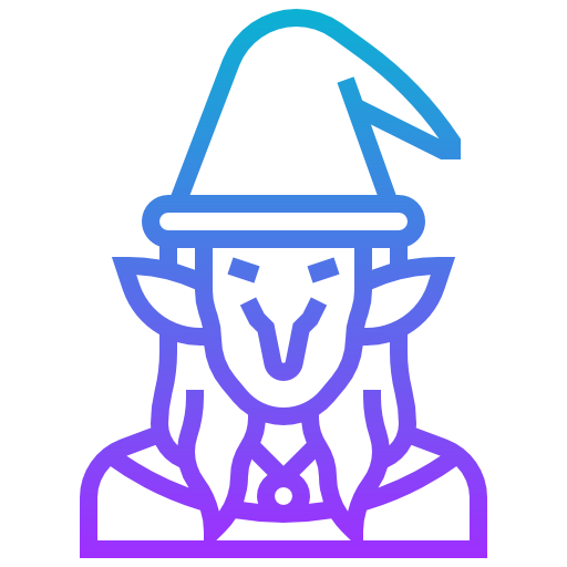 Witch Meticulous Gradient icon