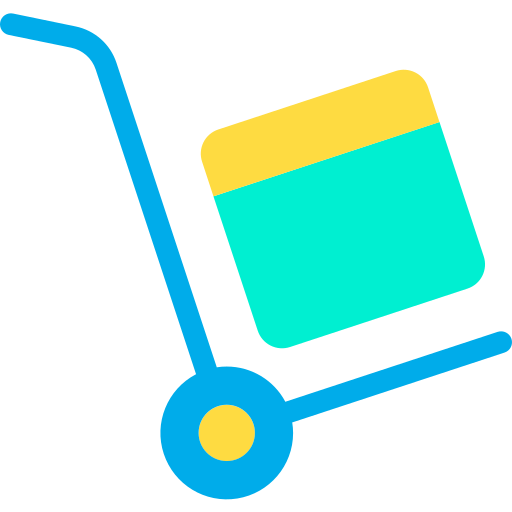 Trolley Kiranshastry Flat icon