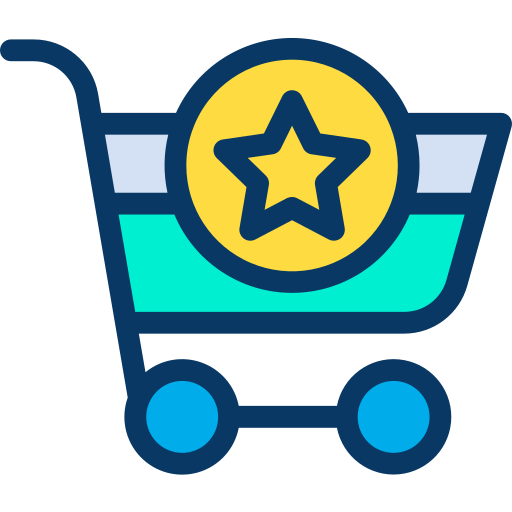 carrito de compras Kiranshastry Lineal Color icono