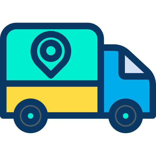 Delivery truck Kiranshastry Lineal Color icon