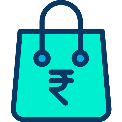 bolsa de la compra Kiranshastry Lineal Color icono