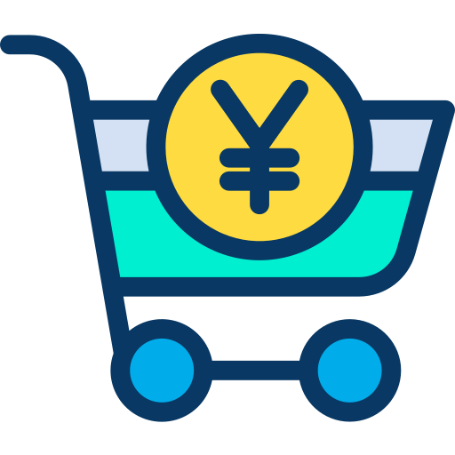 Shopping cart Kiranshastry Lineal Color icon