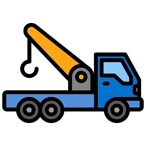 camión de remolque Generic color lineal-color icono